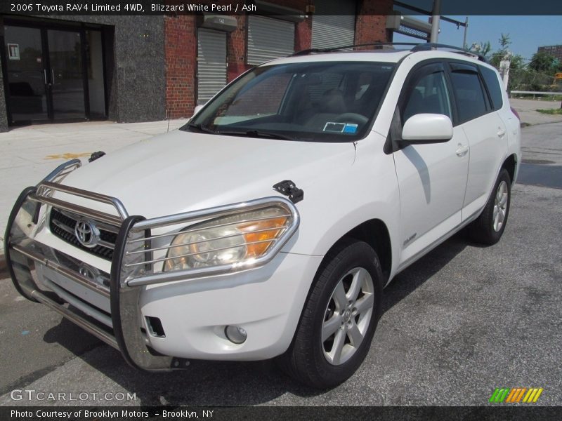 Blizzard White Pearl / Ash 2006 Toyota RAV4 Limited 4WD