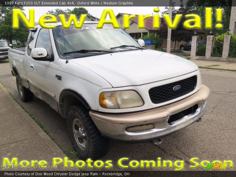 Oxford White / Medium Graphite 1997 Ford F150 XLT Extended Cab 4x4