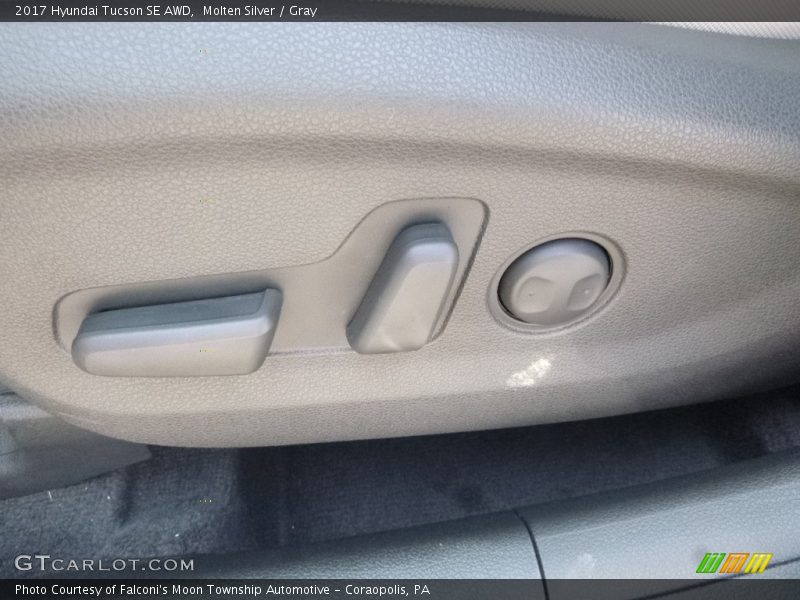 Molten Silver / Gray 2017 Hyundai Tucson SE AWD