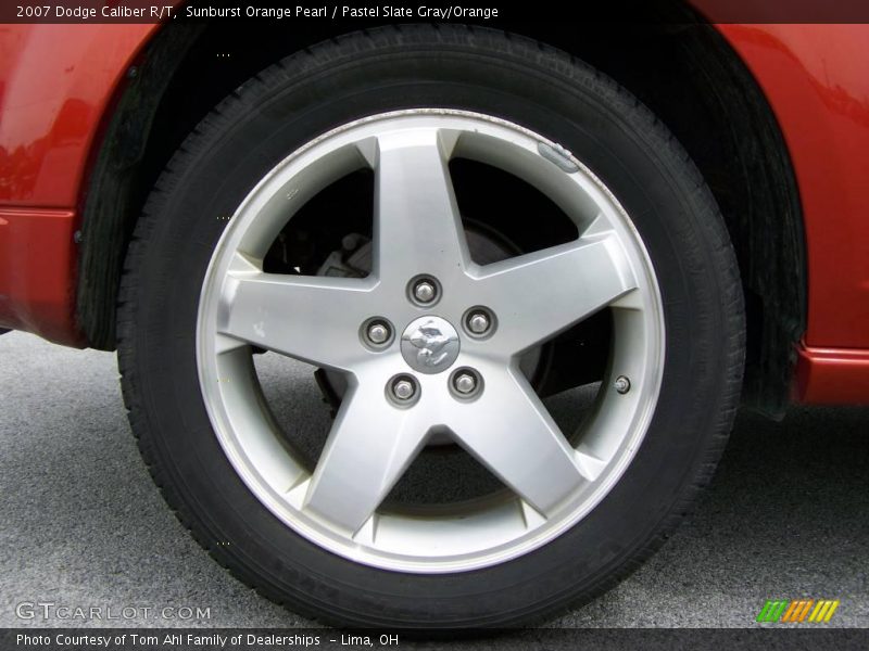 Sunburst Orange Pearl / Pastel Slate Gray/Orange 2007 Dodge Caliber R/T