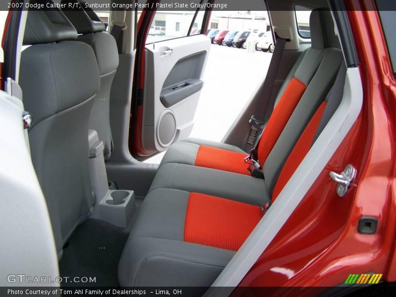 Sunburst Orange Pearl / Pastel Slate Gray/Orange 2007 Dodge Caliber R/T