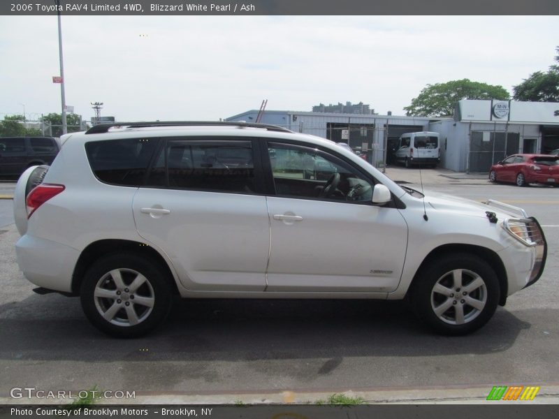 Blizzard White Pearl / Ash 2006 Toyota RAV4 Limited 4WD