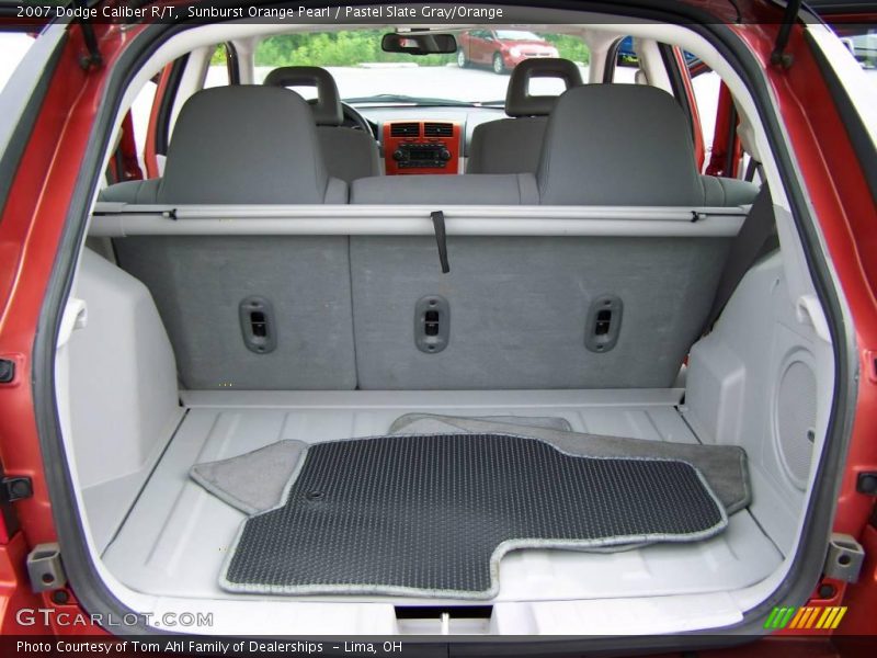 Sunburst Orange Pearl / Pastel Slate Gray/Orange 2007 Dodge Caliber R/T