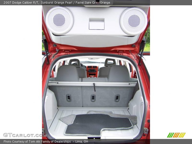 Sunburst Orange Pearl / Pastel Slate Gray/Orange 2007 Dodge Caliber R/T