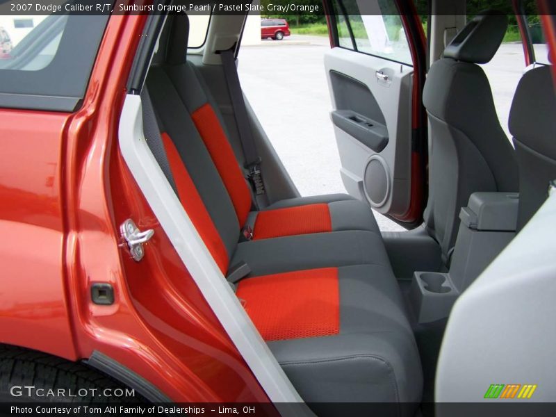 Sunburst Orange Pearl / Pastel Slate Gray/Orange 2007 Dodge Caliber R/T