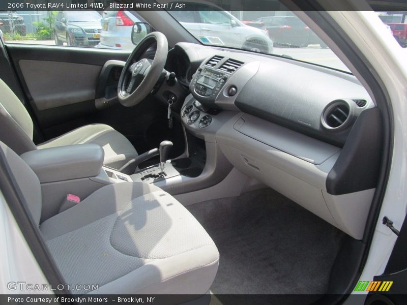 Blizzard White Pearl / Ash 2006 Toyota RAV4 Limited 4WD
