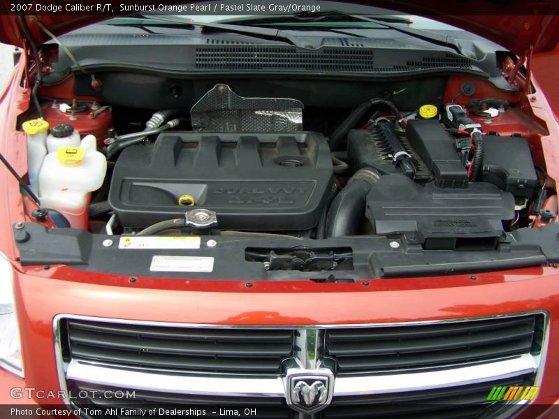 Sunburst Orange Pearl / Pastel Slate Gray/Orange 2007 Dodge Caliber R/T