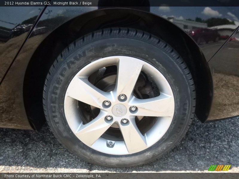Midnight Black / Beige 2012 Hyundai Elantra GLS