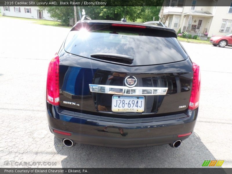 Black Raven / Ebony/Ebony 2016 Cadillac SRX Luxury AWD