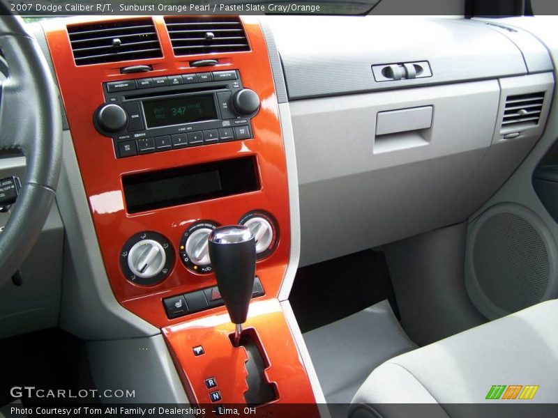 Sunburst Orange Pearl / Pastel Slate Gray/Orange 2007 Dodge Caliber R/T