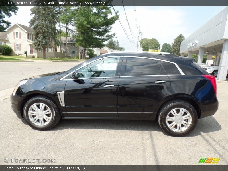 Black Raven / Ebony/Ebony 2016 Cadillac SRX Luxury AWD
