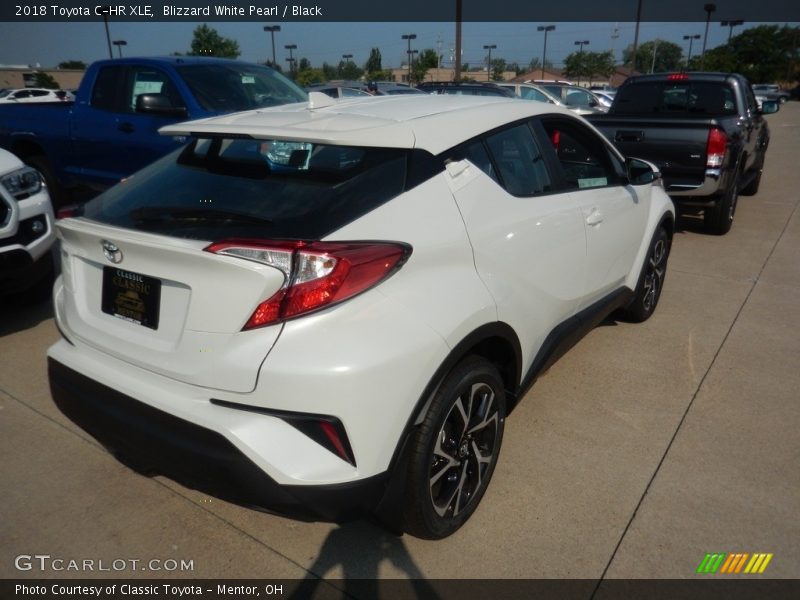 Blizzard White Pearl / Black 2018 Toyota C-HR XLE
