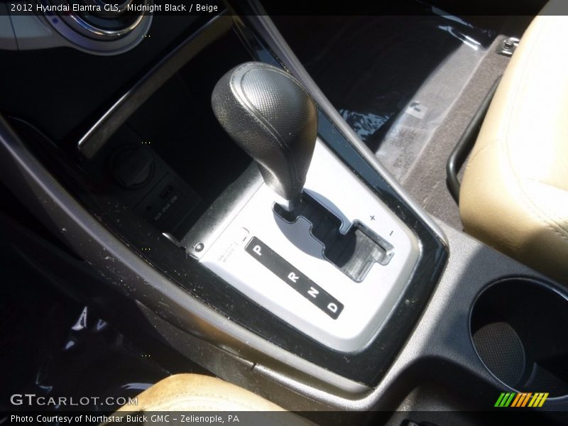 Midnight Black / Beige 2012 Hyundai Elantra GLS