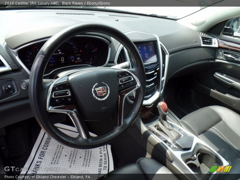 Black Raven / Ebony/Ebony 2016 Cadillac SRX Luxury AWD