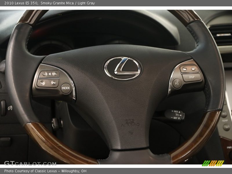 Smoky Granite Mica / Light Gray 2010 Lexus ES 350