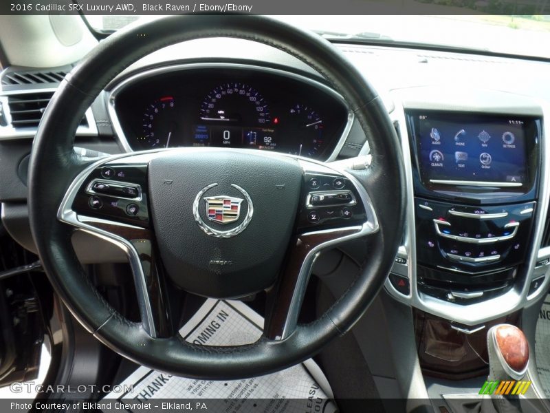 Black Raven / Ebony/Ebony 2016 Cadillac SRX Luxury AWD