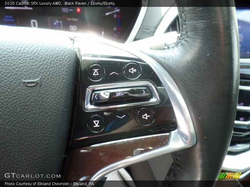 Black Raven / Ebony/Ebony 2016 Cadillac SRX Luxury AWD
