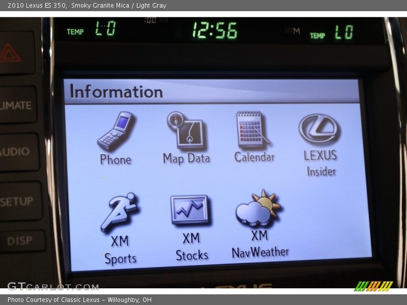 Smoky Granite Mica / Light Gray 2010 Lexus ES 350