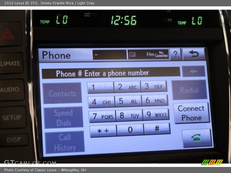 Smoky Granite Mica / Light Gray 2010 Lexus ES 350