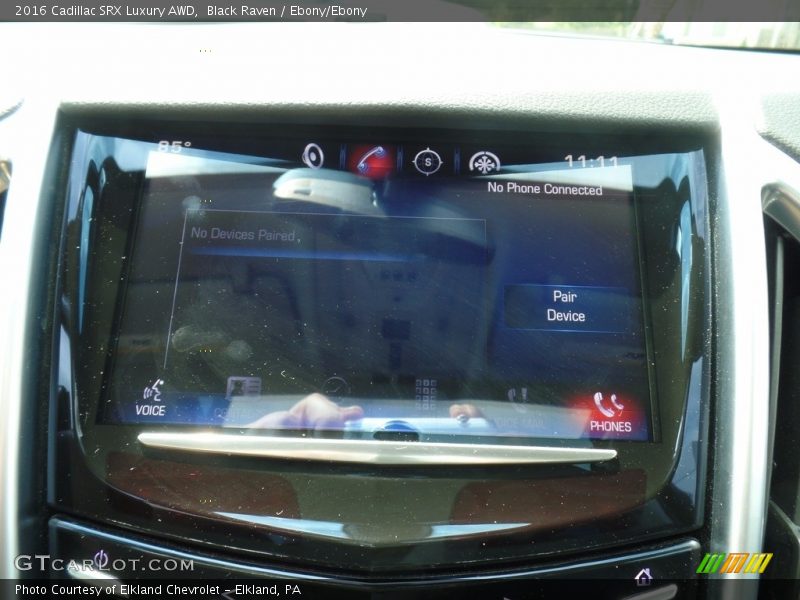 Black Raven / Ebony/Ebony 2016 Cadillac SRX Luxury AWD