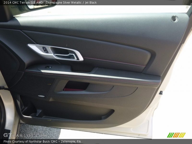Champagne Silver Metallic / Jet Black 2014 GMC Terrain SLE AWD