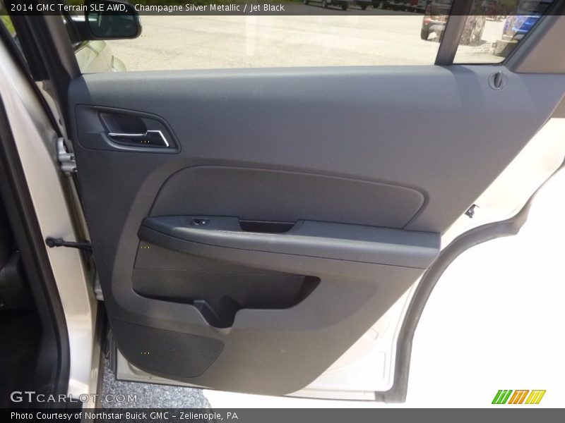Champagne Silver Metallic / Jet Black 2014 GMC Terrain SLE AWD