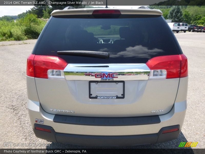 Champagne Silver Metallic / Jet Black 2014 GMC Terrain SLE AWD