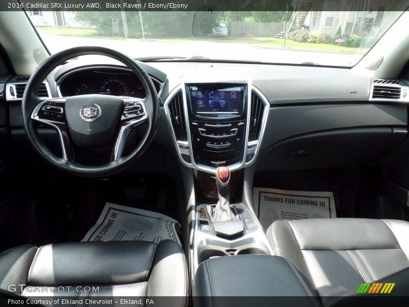 Black Raven / Ebony/Ebony 2016 Cadillac SRX Luxury AWD