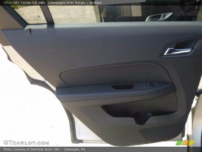Champagne Silver Metallic / Jet Black 2014 GMC Terrain SLE AWD
