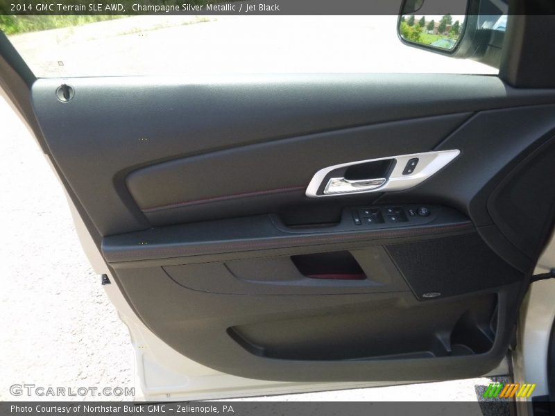 Champagne Silver Metallic / Jet Black 2014 GMC Terrain SLE AWD