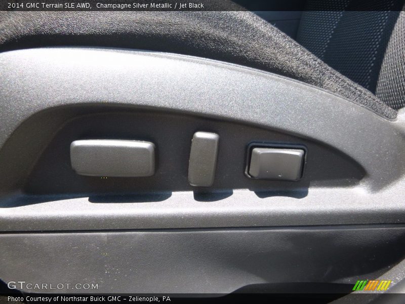 Champagne Silver Metallic / Jet Black 2014 GMC Terrain SLE AWD