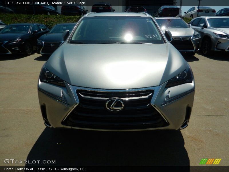 Atomic Silver / Black 2017 Lexus NX 200t AWD