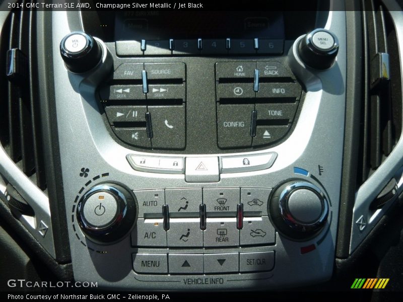 Champagne Silver Metallic / Jet Black 2014 GMC Terrain SLE AWD