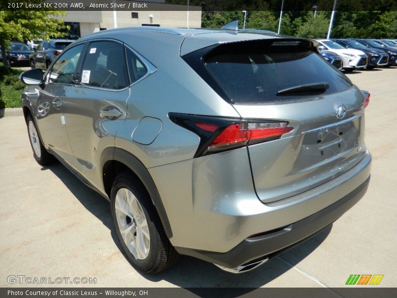 Atomic Silver / Black 2017 Lexus NX 200t AWD