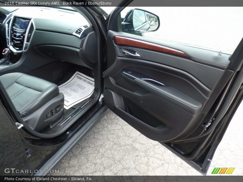 Black Raven / Ebony/Ebony 2016 Cadillac SRX Luxury AWD