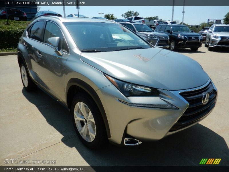 Atomic Silver / Black 2017 Lexus NX 200t AWD
