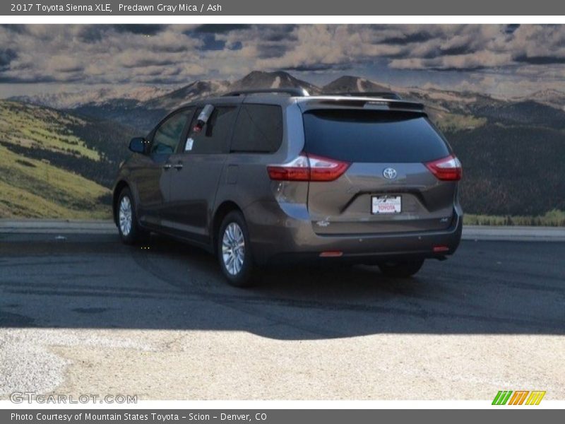 Predawn Gray Mica / Ash 2017 Toyota Sienna XLE