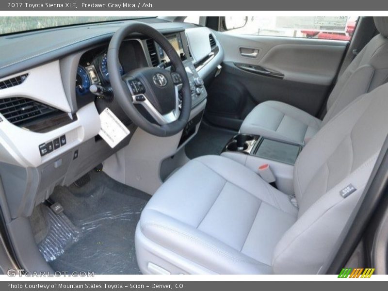 Predawn Gray Mica / Ash 2017 Toyota Sienna XLE