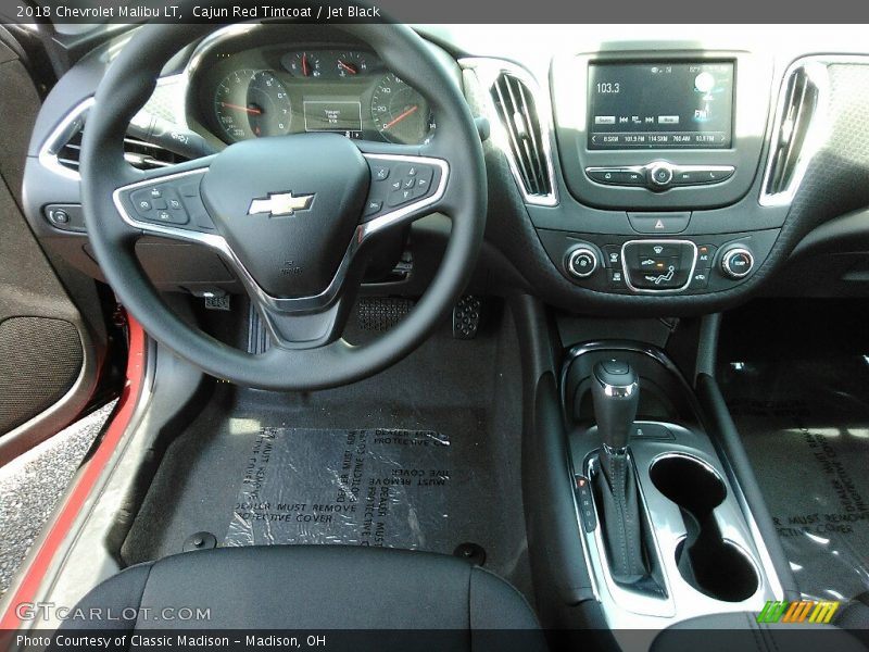 Cajun Red Tintcoat / Jet Black 2018 Chevrolet Malibu LT