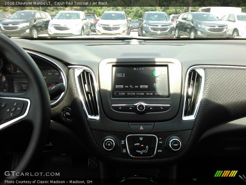 Cajun Red Tintcoat / Jet Black 2018 Chevrolet Malibu LT