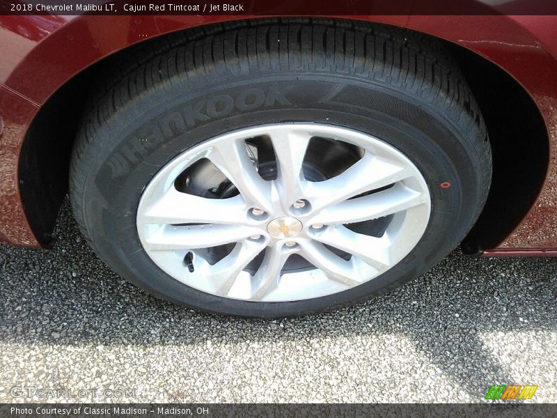 Cajun Red Tintcoat / Jet Black 2018 Chevrolet Malibu LT