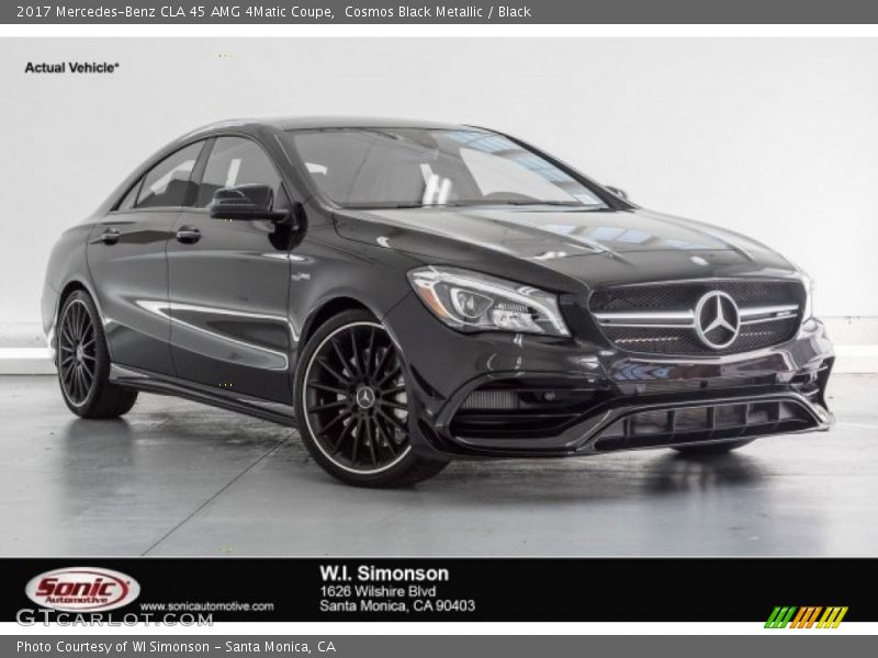 Cosmos Black Metallic / Black 2017 Mercedes-Benz CLA 45 AMG 4Matic Coupe