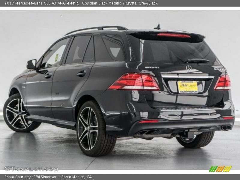 Obsidian Black Metallic / Crystal Grey/Black 2017 Mercedes-Benz GLE 43 AMG 4Matic