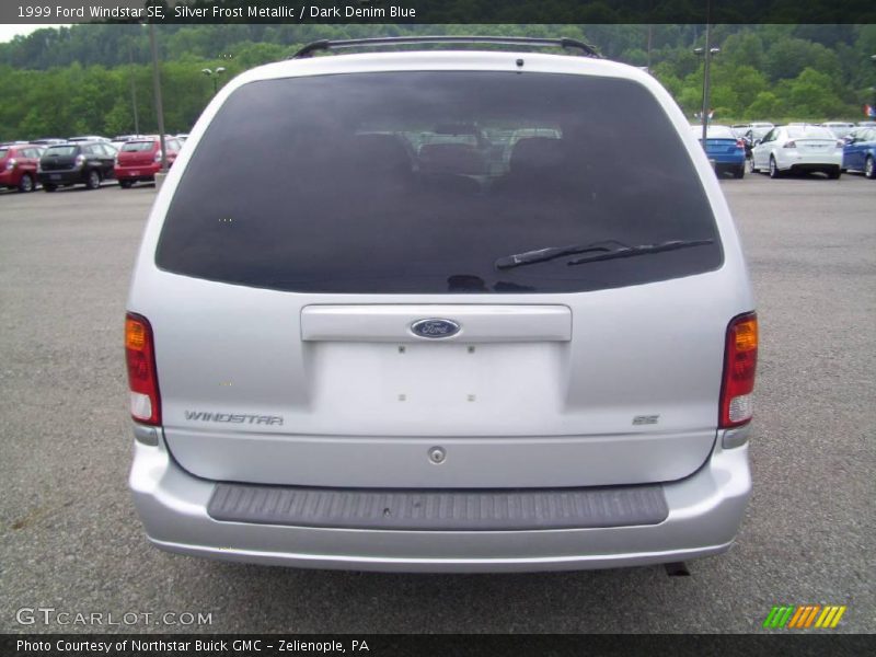 Silver Frost Metallic / Dark Denim Blue 1999 Ford Windstar SE