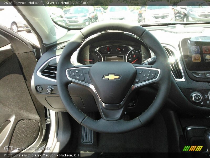 Silver Ice Metallic / Jet Black 2018 Chevrolet Malibu LT