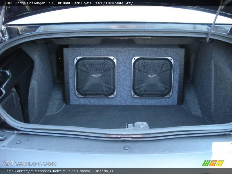 Brilliant Black Crystal Pearl / Dark Slate Gray 2008 Dodge Challenger SRT8