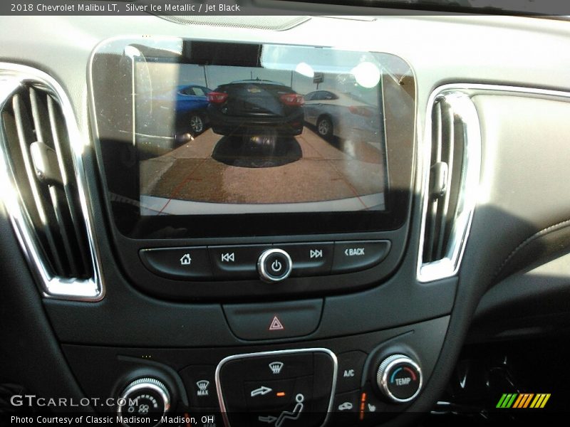 Silver Ice Metallic / Jet Black 2018 Chevrolet Malibu LT