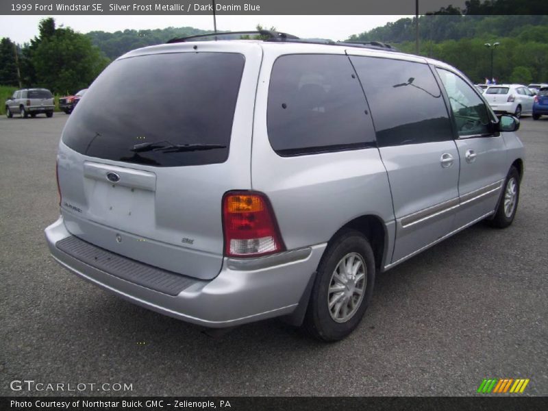 Silver Frost Metallic / Dark Denim Blue 1999 Ford Windstar SE