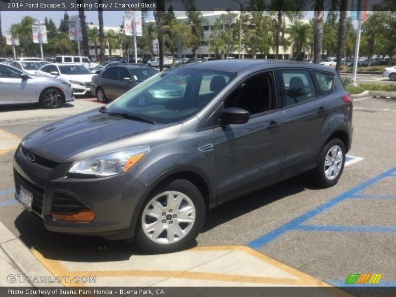 Sterling Gray / Charcoal Black 2014 Ford Escape S
