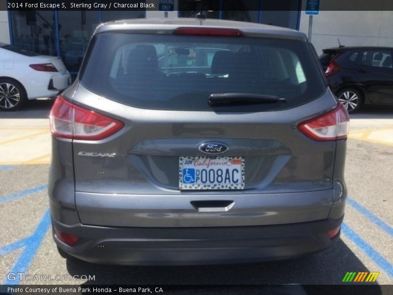 Sterling Gray / Charcoal Black 2014 Ford Escape S